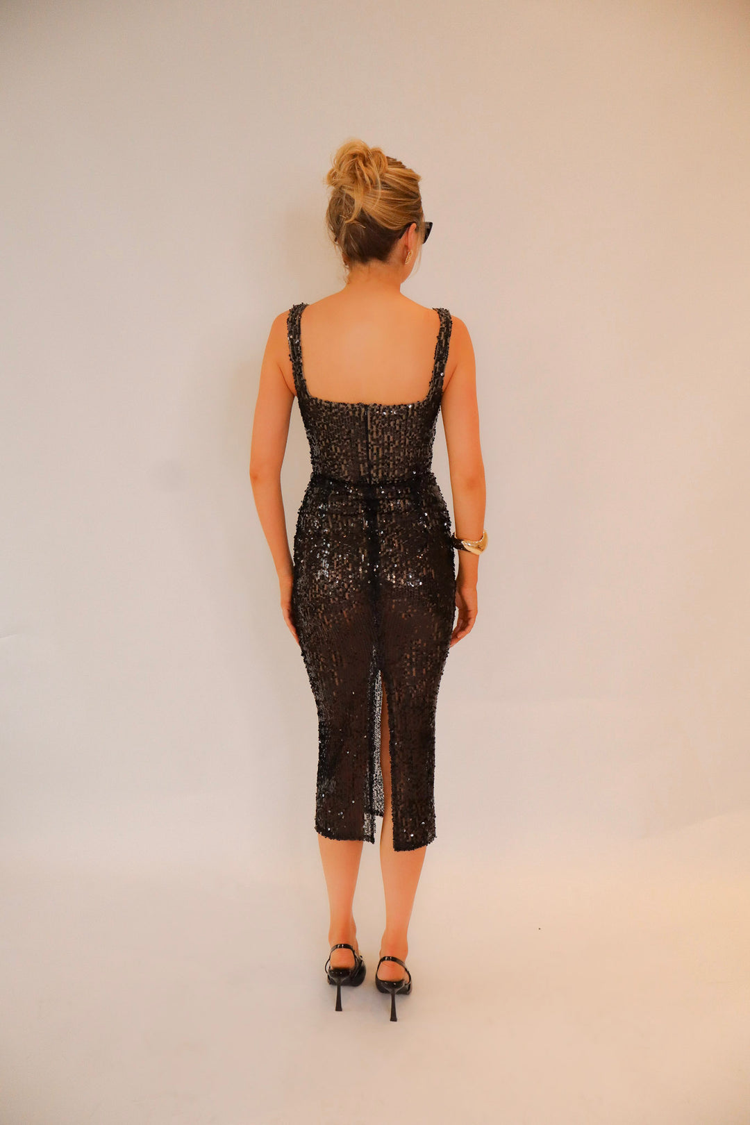 Diamonds Dress in Black