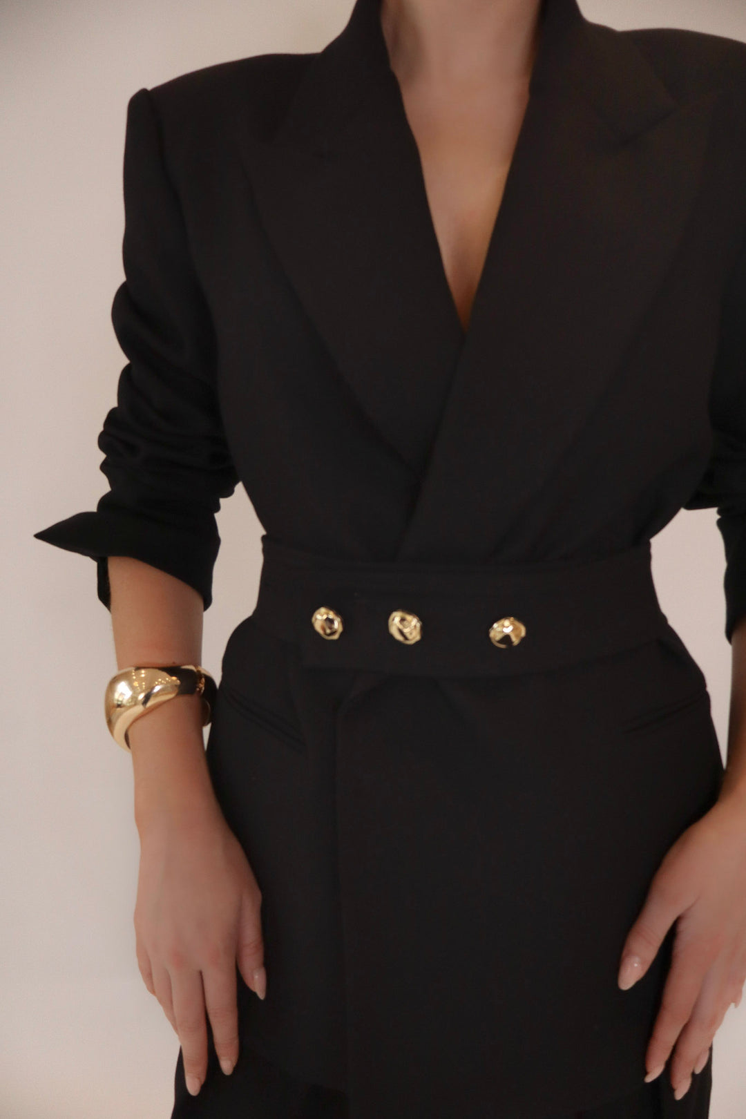 Celeste Oversized Blazer in Black