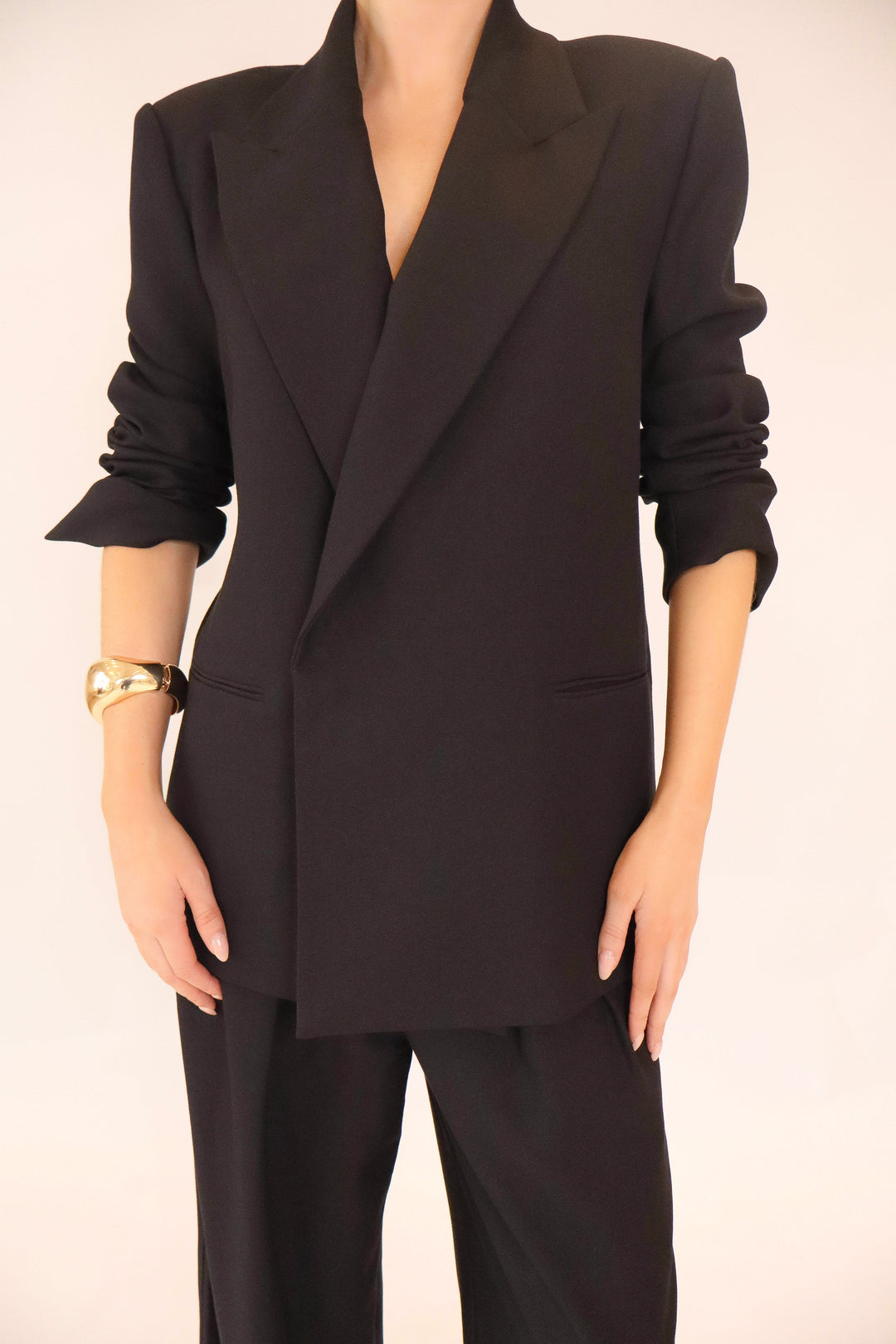 Celeste Oversized Blazer in Black