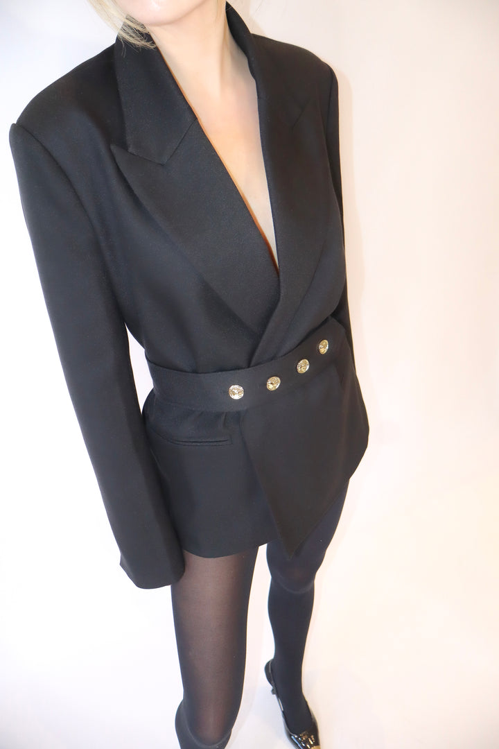 Celeste Oversized Blazer in Black