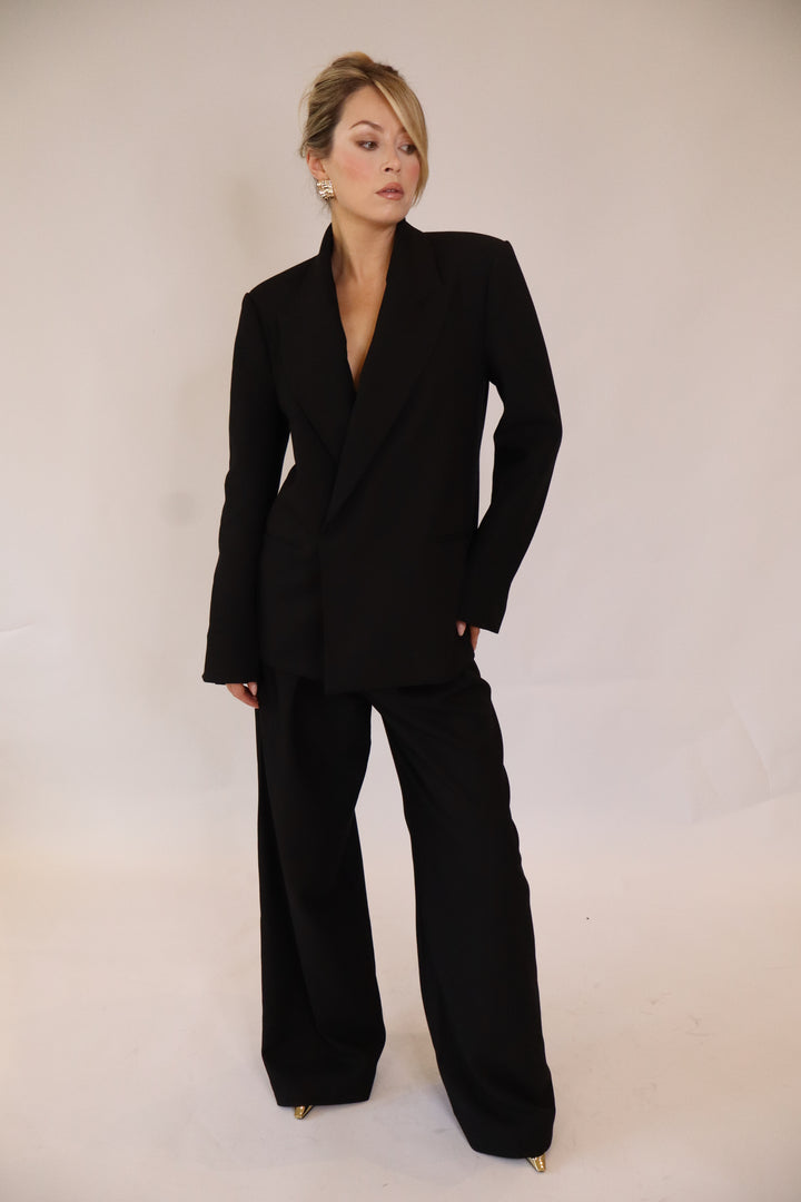 Celeste Oversized Blazer in Black