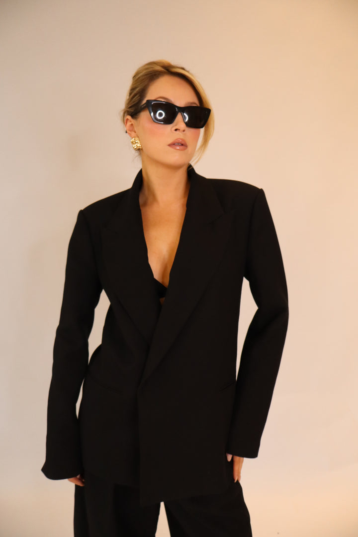 Celeste Oversized Blazer in Black
