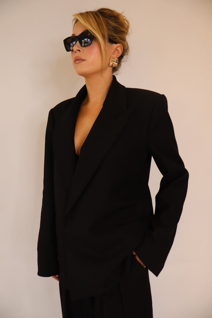 Celeste Oversized Blazer in Black
