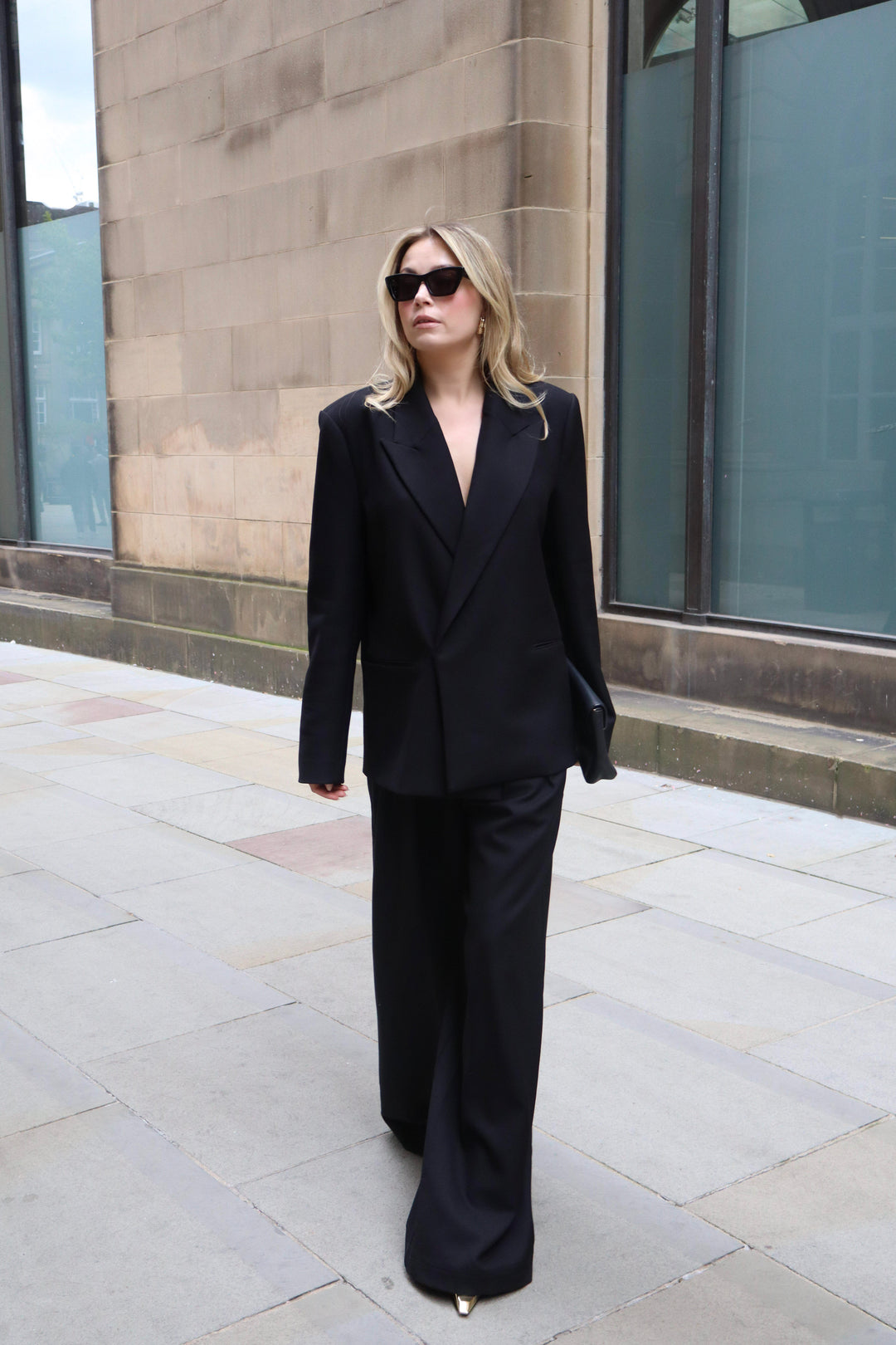 Celeste Oversized Blazer in Black